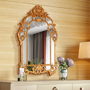 欧式复古挂镜法式镜子壁挂卧室化妆镜挂墙异形梳妆镜定制玄关镜
