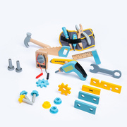 木制螺母拆装工具包儿童拧螺丝学习使用工具男女孩，仿真过家家玩具