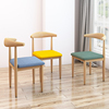 IKEA宜家餐椅靠背北欧简约书房凳子书桌学生学习卧室家用实木铁