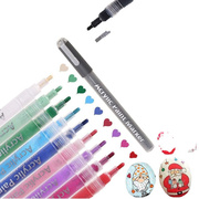 m马克笔28色细头DIY相册水性油漆笔手机壳涂鸦笔防水记号笔