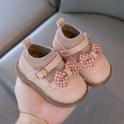 婴儿鞋秋女童小皮鞋春机能，鞋一岁婴儿宝宝单鞋，软底学步鞋公主鞋儿