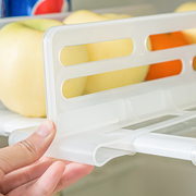 卡扣式冰箱分隔板冰箱侧门防倾倒塑料分，格片分类收纳盒通用整理架