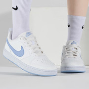 nike耐克女鞋court白蓝色(白蓝色)运动鞋，百搭休闲板鞋透气小白鞋dv5456