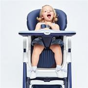 05儿童可折叠餐椅婴儿家用宝宝餐椅可坐躺七档调节。