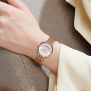 聚利时韩风手链带商务，女性手表防水石英，时尚优雅太阳纹女表1302