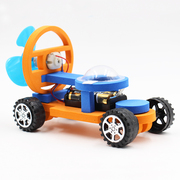 科技小制作F1电动推进赛车电动风力车小学生科学实验益智diy玩具
