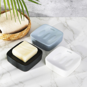 瑞士SPIRELLA品牌 浴室陶瓷香皂盒创意卫生间免打孔沥水肥皂盒架