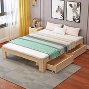 床箱体无床头1.8m2.0m床架榻榻米，床1.5m箱式高箱床单人日式双人床