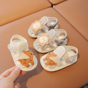 夏季新生儿鞋子0一1岁婴儿，鞋8月软底宝宝凉鞋，婴幼儿学步布鞋夏款6