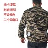 耐穿风扇工作服单衣建筑工地作服外套长袖降温空调服衣服夏季