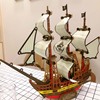 木质立体拼图3d模型拼装木头船古风积木制木板手工儿童海盗船玩具