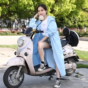 骑电动车防晒衣女夏季长款全遮挡防紫外线全身纯棉摩托车开衫披肩