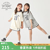 日本livheart儿童短袖，t恤短裙套装女休闲运动两件套女童大童夏季