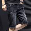 2023年牛仔短裤男士，宽松休闲五分裤子直筒修身夏季薄款5分裤
