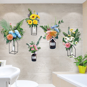 卫生间墙面遮丑绿植贴纸浴室，瓷砖墙壁纸，防水自粘3d立体墙贴画装饰