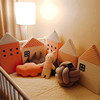 北欧ins小房子婴幼儿童床，围床靠软包防撞头，保护安全靠垫墙壁装饰
