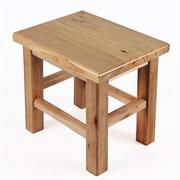 实木木制四脚凳子防腐木木板凳橡木方凳家用小板凳浴室橙防水木质