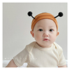 婴儿护囟门帽夏季发带空顶帽春秋薄款宝宝帽子新生儿胎帽蜜蜂可爱