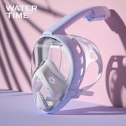 watertime浮潜面罩水下呼吸器，游泳潜水眼镜近视，浮潜面罩潜水装备