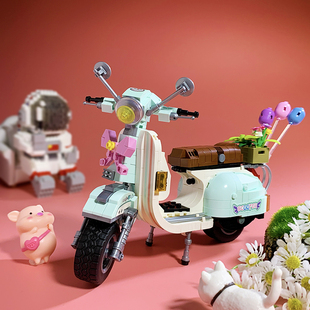 diy手工礼物生日女生孩子送给闺蜜小众走心自制跨摩托车创意摆件