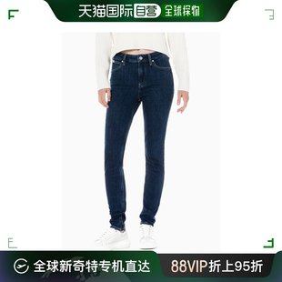 韩国直邮CalvinKleinJeans 牛仔裤 CKJ 女士 CK 高腰 紧腿版型