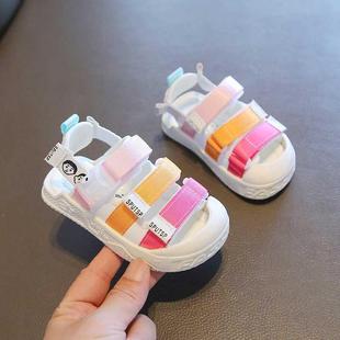 宝宝鞋子1一2-3岁女童夏季防滑软底婴儿，学步鞋儿童鞋男童小童凉鞋