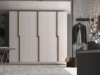 定制E0级板平开门大衣橱卧室柜子木制板式家具北欧整体衣柜