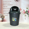 圆形塑料垃圾桶工业大环卫桶小区厨卫垃圾无盖40L60L圆筒清洁桶