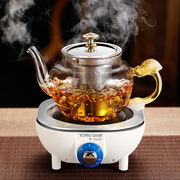 煮茶壶玻璃家用耐高温花茶茶具套装加厚过滤水壶单壶冲茶器泡茶壶