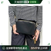 日本直邮ungrid女士双口袋迷你单肩包带钥匙圈旅行护照包手机