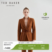 TED BAKER秋冬复古女士修身美拉德驼色西装外套女264240