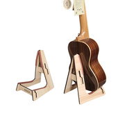 吉他架子尤克里里支架小提琴放置架中脘置地架桌面装饰架便携收纳