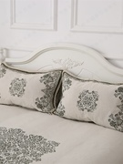 棉麻床单加厚老粗布单双人床单枕套简约欧式床盖提花正反两用床单