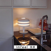 白色极简台灯韩国可爱书房卧室，网红ins书桌简约个性床头灯氛围灯