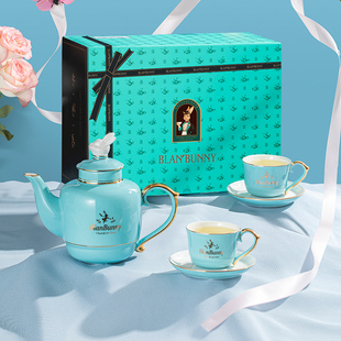 布兰兔骨瓷茶具套装兔子造型英式下午茶喝茶家用整套茶壶送礼礼盒