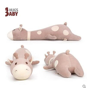 长颈鹿儿童安抚睡觉抱枕长条枕公仔可爱懒人女孩毛绒玩具