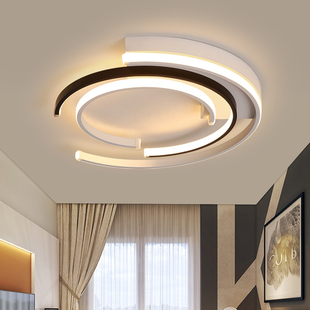 led卧室灯个性家用吸顶灯现代简约时尚北欧房间圆形节能吸灯