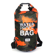 迷彩涤纶防水袋收纳袋单肩双肩防水桶包WATERPROOF BAG户外漂流袋