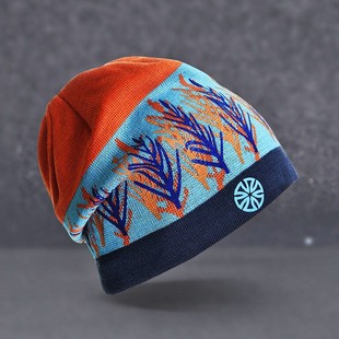 户外秋冬毛线帽男士保暖透气滑冰滑雪骑行运动跑步防风针织帽子女