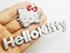 金属Hello Kitty 3D立体车贴 可爱KT猫车贴 车贴 KT猫字母贴 车标