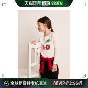 香港直邮潮奢 Bonpoint 女童Tidjiane 乳白色T恤童装