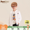 PawinPaw卡通小熊童装2024年春款男童衬衫长袖学院风儿童上衣