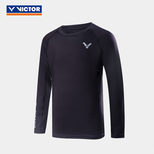 VICTOR/威克多羽毛球服针织儿童青少年紧身运动套装 TP-42045