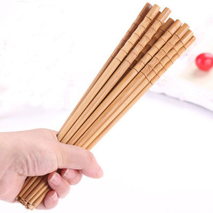 竹筷子天然无漆无蜡木筷防滑不易发霉家用耐高温高档家庭商用