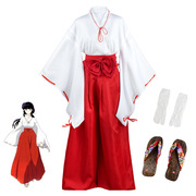 犬夜叉桔梗动漫cosplay服装巫女cos服日式和服角色扮演表演服