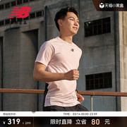 newbalancenbluminous男专业马拉松，跑步短袖t恤amt31251