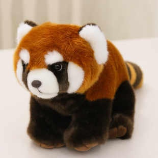 Red panda小熊猫红熊猫公仔玩偶仿真毛绒玩具布娃娃成都旅游纪念