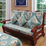 实木沙发垫带靠背连体加厚海绵中式红木质木头沙发坐垫防滑春秋椅