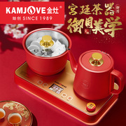 kamjove金灶m8全自动上水抽水电热水壶保温一体烧水壶玻璃电茶