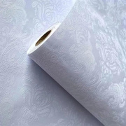 加厚纯色白色壁纸自粘防水防潮背景卧室温馨宿舍家俱墙贴客厅壁纸